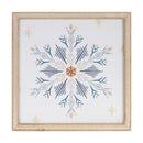 Melrose Framed Holiday Snowflake Print (Set of 2)