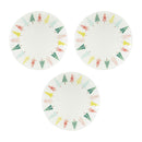 Melrose Ceramic Pine Tree Print Platter (Set of 3)