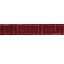Melrose Tattersall Plaid Wired Ribbon 2.5" x 5 Yds.