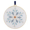 Metal Modern Snowflake Disc Ornament (Set of 12)