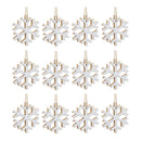 Wood Snowflake Ornament (Set of 12)