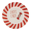 Melrose Ceramic Santa Candy Plate (Set of 4)