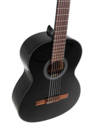 GEWA Student 4/4-Size Classical Guitar – Black High-Gloss Finish