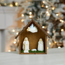 Melrose Holiday Nativity Scene Display 10"L