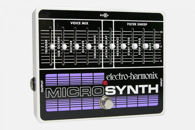 Electro-Harmonix Micro Synth Analog Guitar Synthesizer Pedal