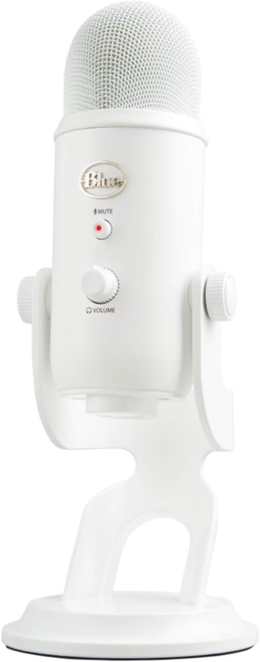 Blue Yeti USB Mic Plus Pack Whiteout – Studio Bundle