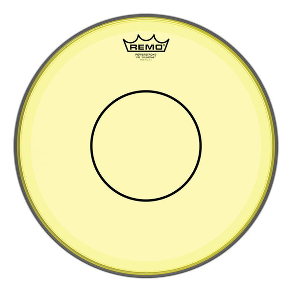 Remo 13" Powerstroke 77 Colortone Yellow Snare Batter Drumhead P7-0313-CT-YE