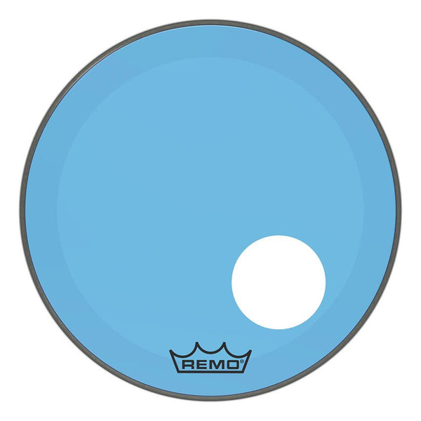 Remo 20" Powerstroke 3 Colortone Blue Bass Drumhead P3-1320-CT-BUOH