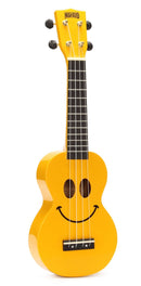 Mahalo Smiley Soprano Ukulele - Yellow - U-SMILE YW - New Open Box
