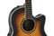 Ovation Custom Balladeer Acoustic‑Electric Guitar - Honey Burst w/ Gig Bag
