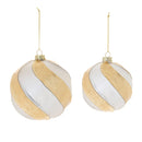Melrose Distressed Glass Ball Ornament (Set of 6)