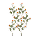 Melrose Orange Flocked Protea Spray (Set of 6)