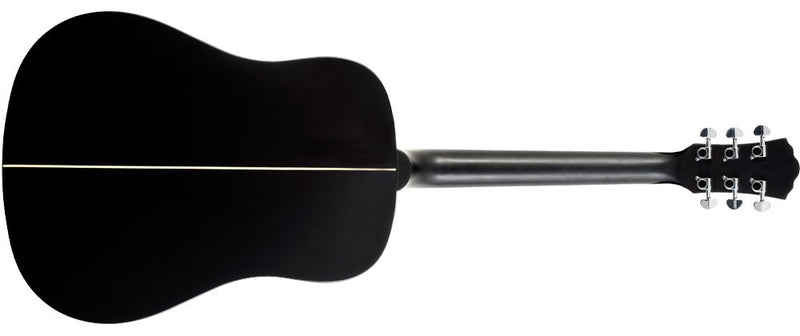 Washburn Deep Forest Ebony D Dreadnought Acoustic Guitar - Striped Ebony