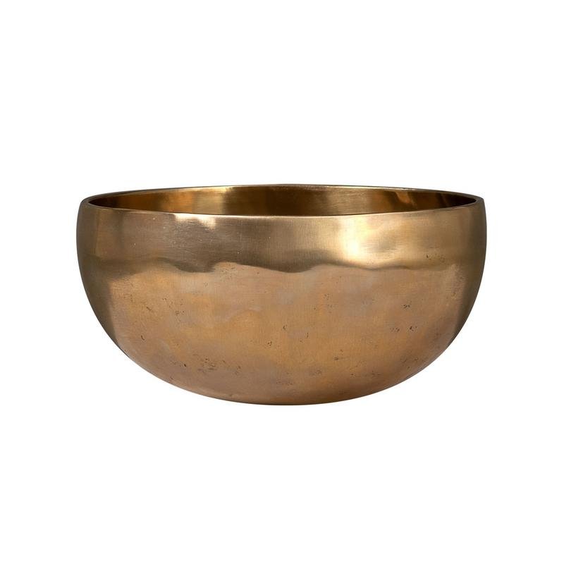 Sela Harmony 6.7" Brass Singing Bowl w/ Mallet & Felt Stationary Ring – SE262