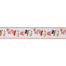 Melrose Glittered Snowman Wired Ribbon (Set of 2)
