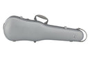 GEWA PURE Violin Case Polycarbonate Silver "Fun" Shaped w/Subway Handle 4/4-3/4