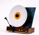 Fuse Audio GLD Vertical Vinyl Record Player with Speakers – Gold