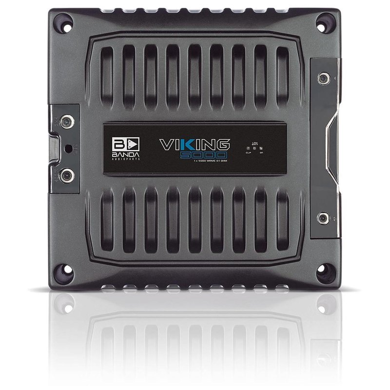 Banda VIK5000.2BK 5000W RMS 1ch 2Ω Black HighPower Amplifier Boost Audio Mono