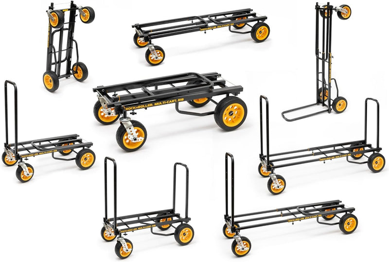 Rock-N-Roller R18RT Mega Plus 8-in-1 Folding Multi-Cart w/ Telescoping Frame