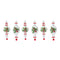 Holly Finial Drop Ornament (Set of 6)