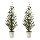 Melrose Potted Mini Pine Tree (Set of 2)