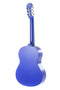 GEWA Basic Classical Guitar 3/4 – Transparent Blue – PS510‑145