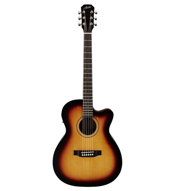 Austin Acoustic-Electric Orchestra Guitar w/ Cutaway – Satin Sunburst