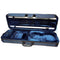 GEWA PURE CVK02 4/4 Violin Case - Ultra-Rigid Foam Shell - Dark Blue/Blue