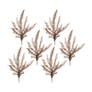 Melrose Icy Winter Fern Spray (Set of 6)