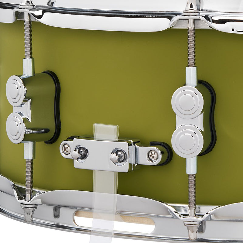 PDP Concept Maple 5.5x14" Snare Drum – Satin Olive Finish Ply
