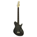 Aria Pro II Jet B'Tone 6-String Baritone Electric Guitar – Gloss Black