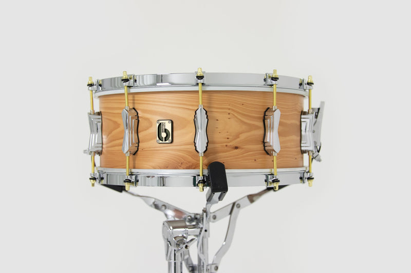 British Drum Co The Archer 14″×6″ Snare Drum - Yew Wood