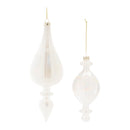 Melrose Iridescent Glass Finial Ornament (Set of 6)