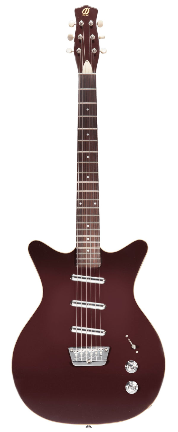 Danelectro 59 Triple Divine Electric Guitar - Dark Burgundy