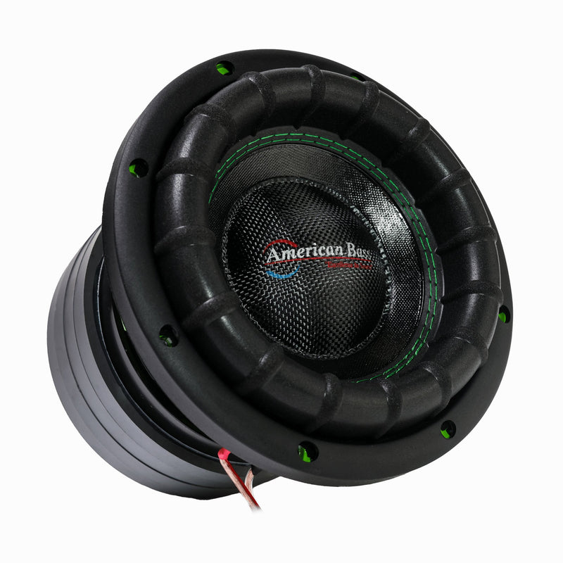 American Bass Godzilla 8" Dual 1200 Watt RMS 2-Ohm Subwoofer