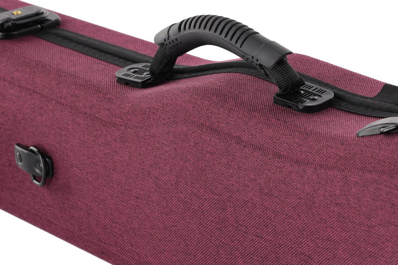 GEWA Bio-A Shaped 4/4 Violin Case Violet with Backpack Straps