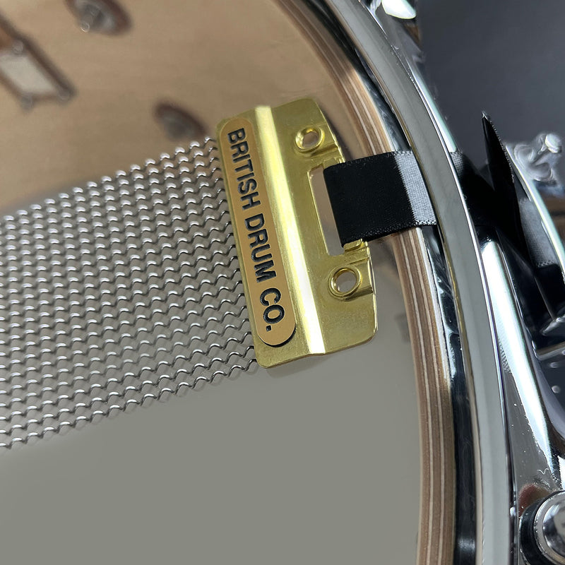 British Drum Co Raven Birch Snare 6″ × 14″ – Palladium Hardware