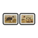 Melrose Framed Country Dog Print Wall Decor, Modern, Rustic, Wood