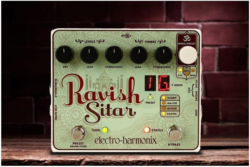 Electro-Harmonix Ravish Sitar Emulator Guitar Pedal