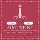 Augustine Regal Red Medium Tension Nylon Guitar Strings – 12-Pack
