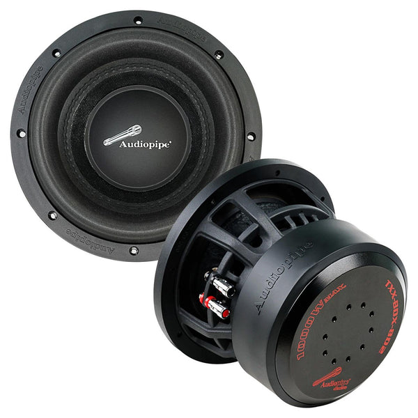 Audiopipe 8" Woofer 500W RMS/1000W Max Dual 4 Ohm TXXBDX8
