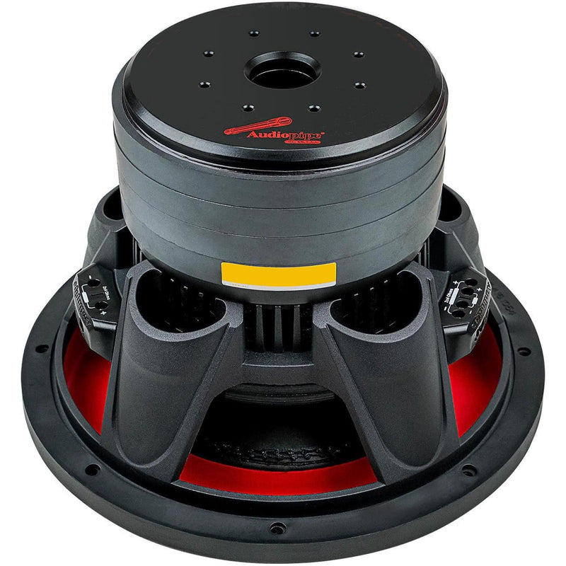 Audiopipe 8" Quad Stack Woofer 1000W Max Dual 4 Ohm Voice Coils TXX-BDC-IV-8