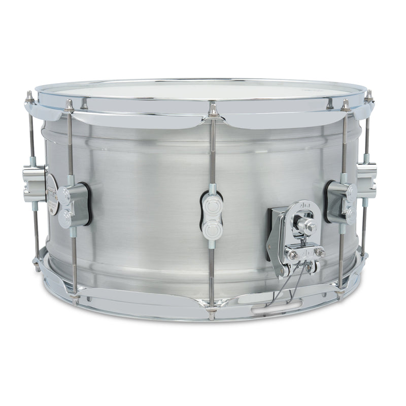 PDP PDSN0814NBAC Concept 8x14" Snare Drum Brushed Aluminum DW MAG Throw-Off
