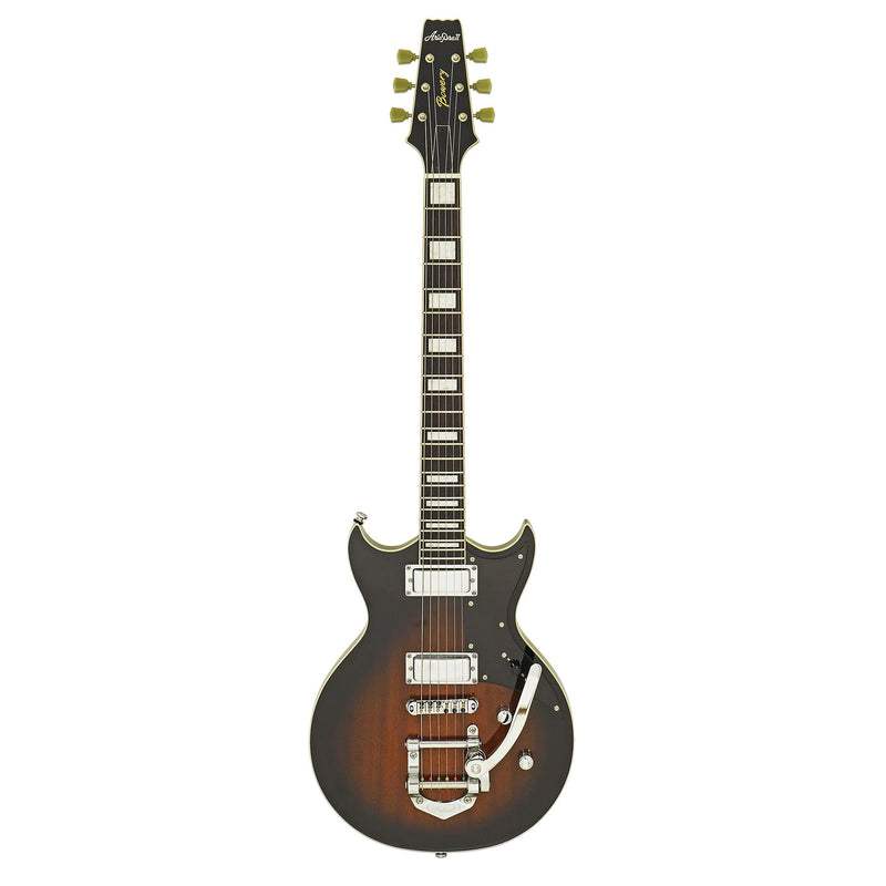 Aria Pro II Bowery Electric Guitar Brown Sunburst - 212-MK2-BRSB