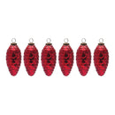 Mercury Glass Pinecone Ornament (Set of 6)