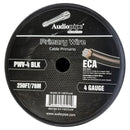 Audiopipe Flexible ECA Power Cable 4 Gauge 250 Foot  Black PWV4BLK