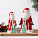 Melrose Ceramic Santa Tea Light Holder 10.25"H