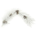 Melrose Flocked Long Needle Pine Garland 48"L