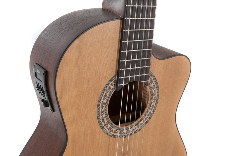 Caballero by MR 4/4 Classical Guitar w/ Pickup & EQ – Solid Cedar Top