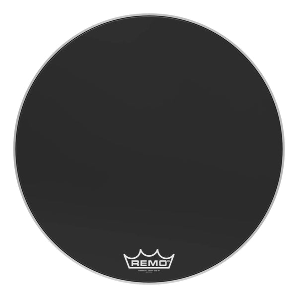 Remo Powermax 2 Ebony Crimplock 30" Bass Drumhead - PM-2430-MP